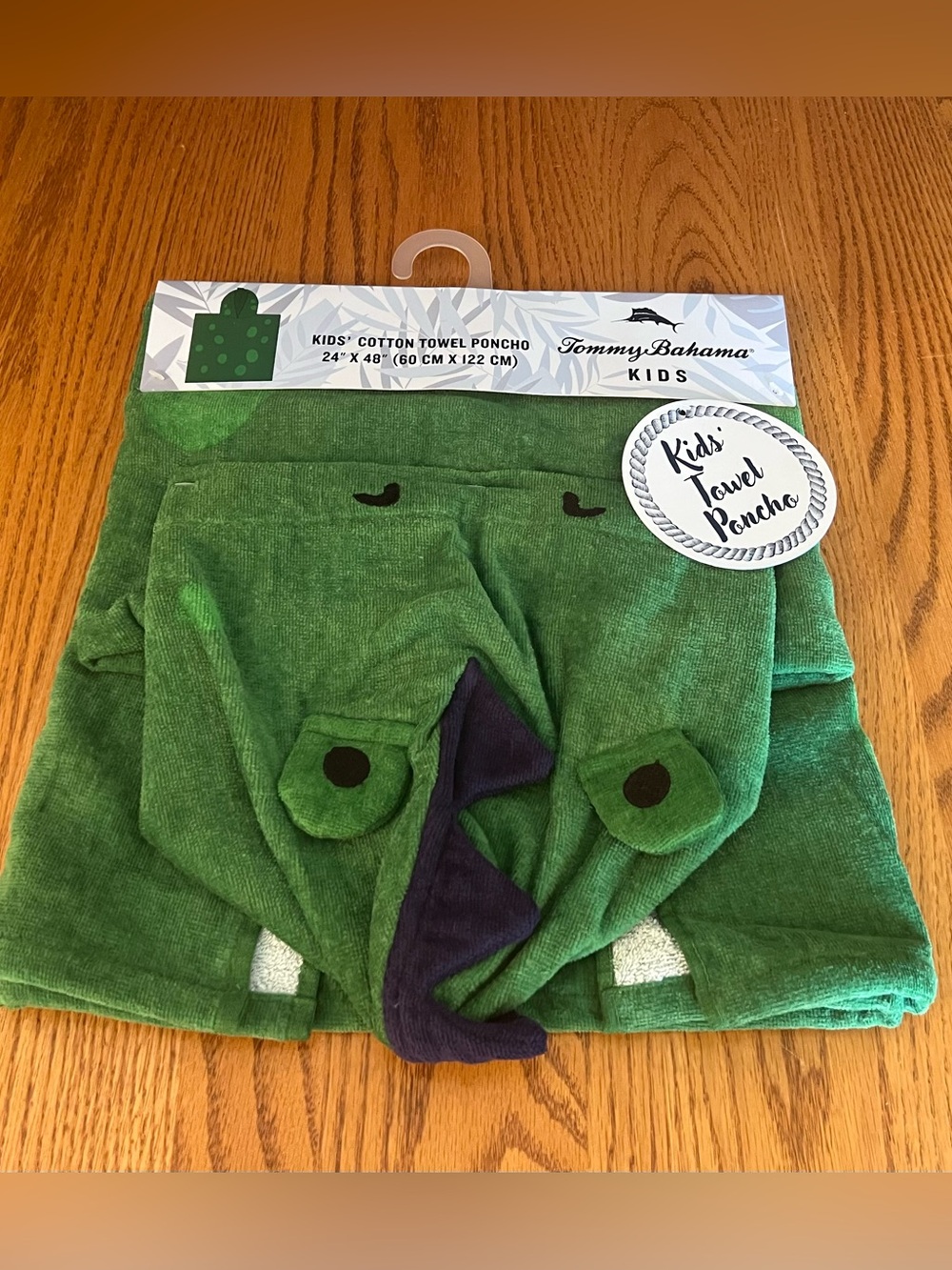Tommy Bahama Kids’ Dinasour Cotton Towel Poncho